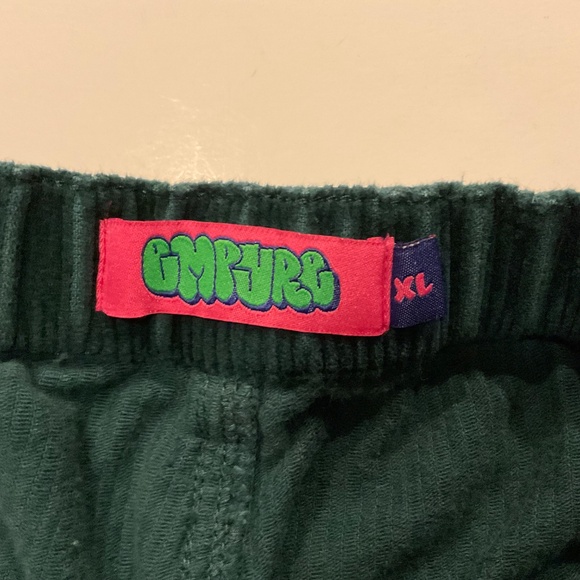 EMPYRE Laurel Corduroy Shorts XL Dark Green Skater Carpenter Retro Grunge Y2K - Picture 10 of 10
